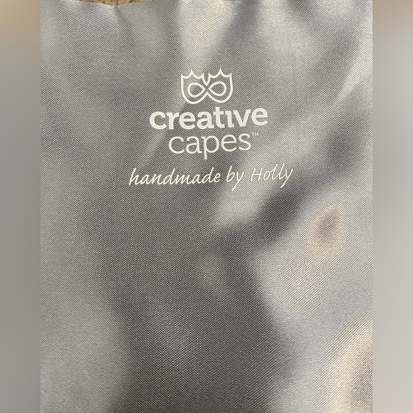 Creative Capes‎ Hero Set Black & Silver W Costume Handmade Boy Girl Dress-up - Picture 14 of 14